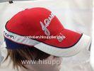 Racing Cotton Baseball Cap Printed Baseball Hat with Applique Embroidery