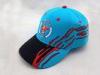 Racing Flame Embroidered Baseball Caps Hat with Metal Buckle