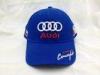 100% Cotton 3D Raised Embroidery Baseball Cap Blue Promotional Baseball Hat