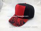 Acrylic Embroidered Baseball Caps Applique Hats with Snapback Closure