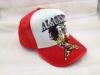 Plain Embroidered Baseball Caps Red Satin Baseball Hats for Music