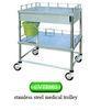 stainless steel doctors medical equipment trolley L720 x W430 x H800mm
