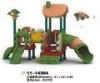 OEM Children Playground / Children Outdoor Plastic Playground Slide Equipment 6.9*3.6*3.5m