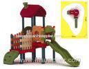 Amusement Park Facility Kids / Children Outdoor Plastic Playground Slide Equipment 6.9*3.6*3.5m