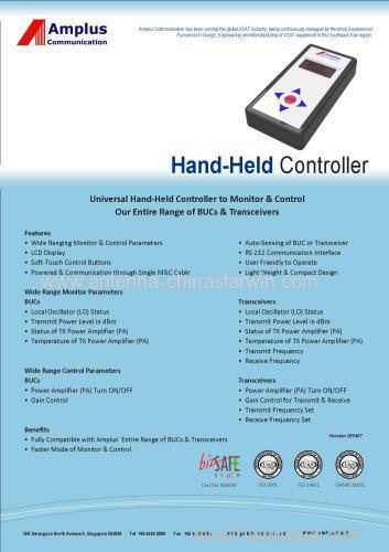 Universal hand-held controller to monitor