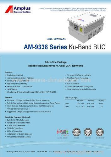 AM-9338 Series Ku-band BUC (40w.50w Gas)