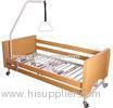 Electric Homecare Adjustable Medical Beds 5 Function With Wooden Headboard