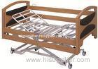 Wooden Electric Adjustable Medical Beds / Hospital Furniture With Steel Frame