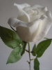artificial flower whithe rose