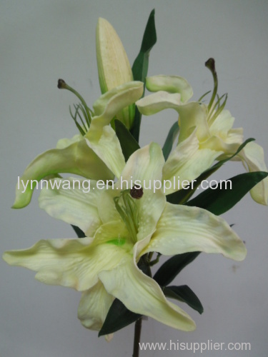 PU lily flower Decorative Flowers