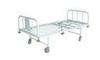 Ambulance Mechanical Hospital Bed With Epoxy Coated Steel Foot Board