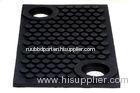 Black Excellent Flexibility Anti Vibration Rubber Pads For Railway