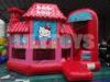 Red Color Inflatable Combos EN14960 / EN71-2-3 With Hello Kitty Theme