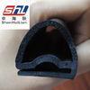 Black Shore A EPDM Sealing Strip / Sponge Rubber Strip Wear Rsisance