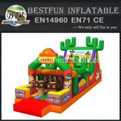 Hot Cowboy Inflatable Obstacle Commercial Playground