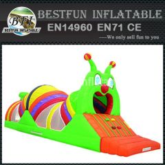 Long PVC Inflatable Caterpillar Tunnel