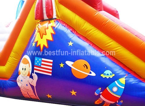 Inflatable Space Shuttle Obstacle Course