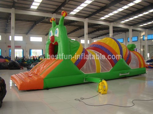 Long PVC Inflatable Caterpillar Tunnel