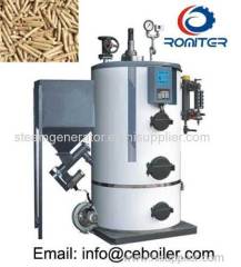 Wood pellet hot water boilers
