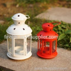 white or colored classic wedding birdcage metal lantern