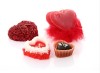 sweetheart/ heart-shaped / chocolate / love/ Valentine's Day candle