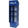 6 Cells 157g Art Paper / Corrugated Cardboard Display Stands Glossy Lamination For Retail Promotion