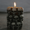 Supply smokeless candles scented candles Halloween skeleton processed using custom candles