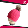 LADIES RED KNITTED BEANIE