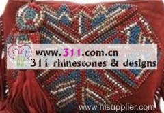 311 bags purses rhinestuds octagon studs iron on hot-fix heat transfer design 3