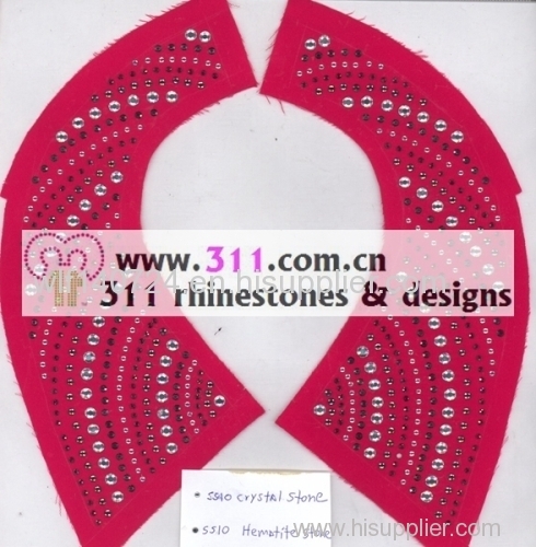 311 DMC rhinestones hot-fix heat transfer rhinestone motif design 3