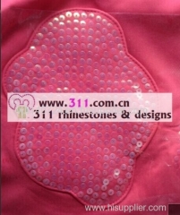 311 spangle sequin iron on heat transfer hot-fix design 1