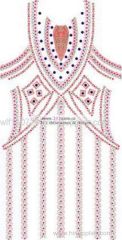 311-full body dress rhinestones rhinestuds nailheads motif design 2