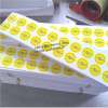 Manufacture die cut self adhesive circle labels sheets