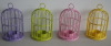 bird cage shape candle holders