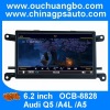 Ouchuangbo Car Radio DVD Sat Navi for Audi Q5 /A4L /A5 with HD video iPod