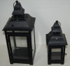 big metal lanterns candle holders