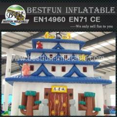 Pagoda inflatable mini jumping playground