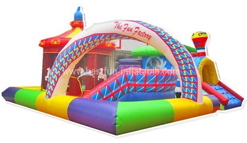 2014 hottest inflatable amusement park small carousel