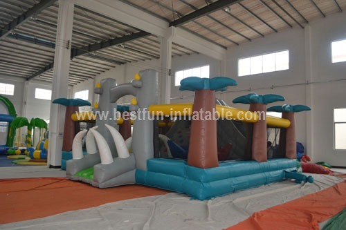 Amazing giant inflatable amusement park