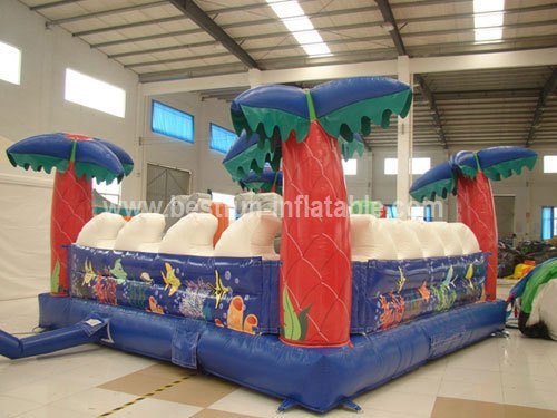 Giant Inflatable Dolphin Playground for Children