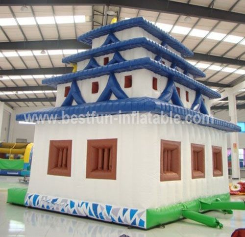 Pagoda inflatable mini jumping playground