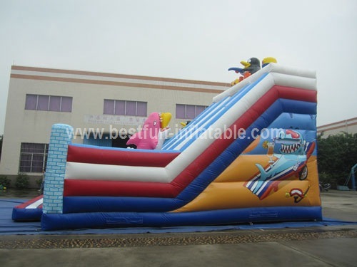 Penguin And Bear Inflatable Theme Park