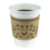 Disposable coffee paper cup