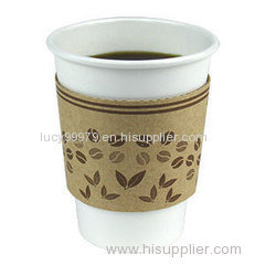 Disposable coffee paper cup