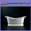 Pedestal cast iron bathtub