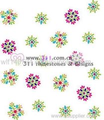 311-scattered studs-hot-fix heat transfer rhinestone motif design 2