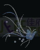 311Butterfly hot-fix heat transfer rhinestone motif design