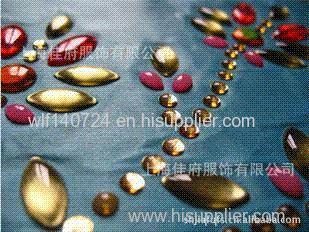 Imported resin drilling ship shaped Marquise hot-fix heat transfer rhinestone motif design