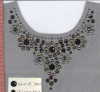 311 neckline hot-fix heat transfer rhinestone motif design