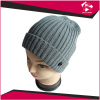 WINTER KNITTED BEANIE WITH BUTTON